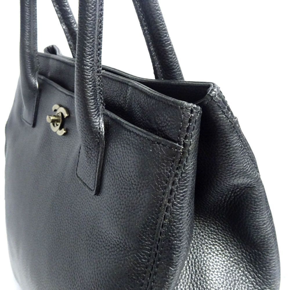 Chanel Caviar Skin Executive Tote Bag Black - Picture 10 of 12